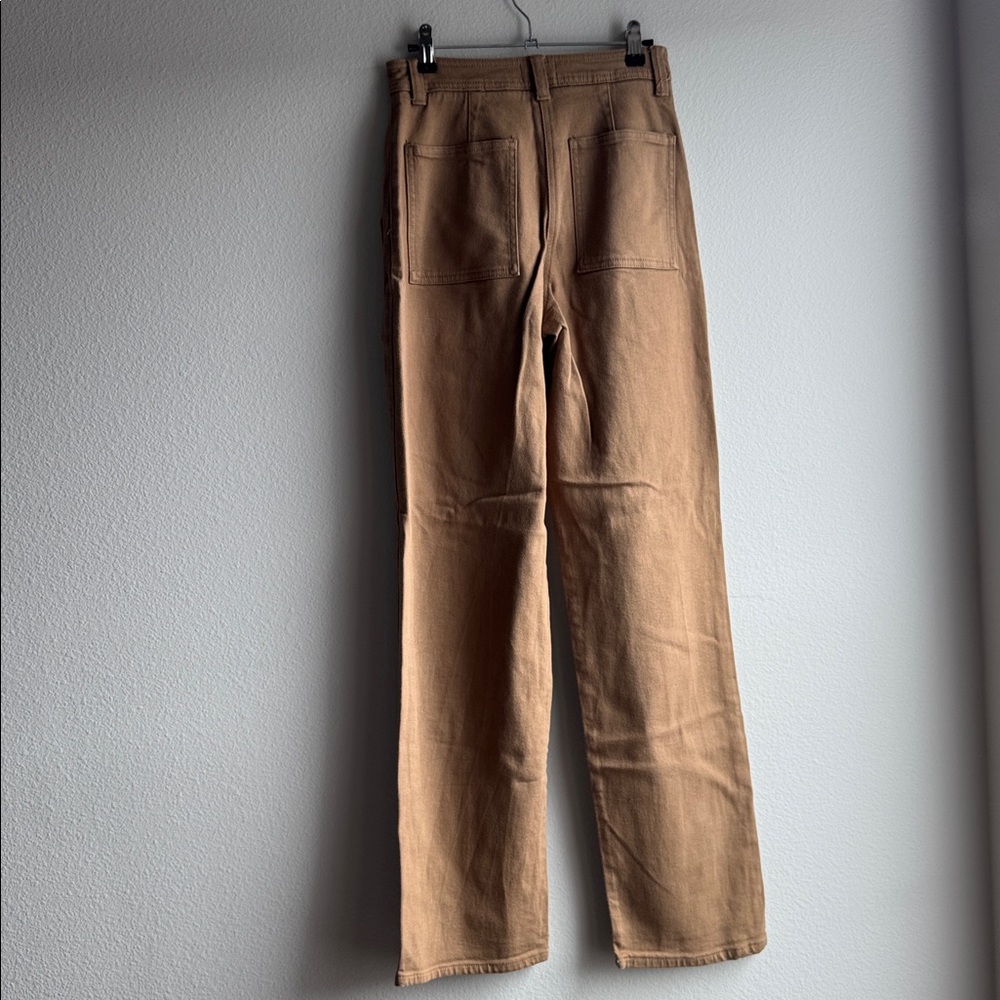 Aritzia Wilfred Free Modern Utility High Rise Straight Leg Pants size 4 - Picture 4 of 5
